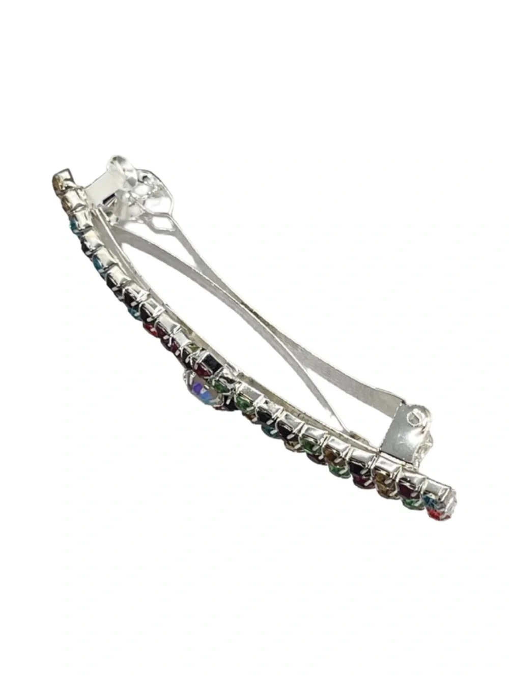 Multicolor Crystal Barrette Hair Clip 3,0”FINAL PRICE DROP